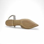 Sapatilha Vizzano ponta fina strass ref. 1206.1003.29269 - bege
