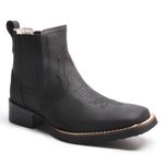 Botina Masculina Crazy Horse Preto
