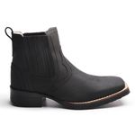 Botina Masculina Crazy Horse Preto