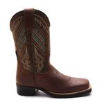 Bota Texana Masculina Fóssil Terra/Café