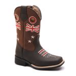 Bota Texana Infantil Crazy Horse Café/Telha