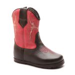 Bota Texana Baby Floter Café/Napa Pink