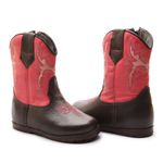 Bota Texana Baby Floter Café/Napa Pink