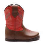 Bota Texana Baby Florence Doce de Leite/Napa Vermelho 