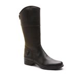 Bota Hipismo Unisex Infantil em Couro Latego Preto