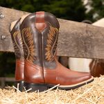 Bota Texana Infantil Latego Chocolate/Café