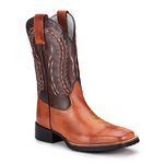 Bota Texana Masculina Latego Chocolate/Castanho