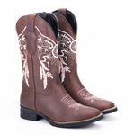 Bota Texana Feminina Crazy Horse Telha 