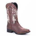 Bota Texana Feminina Crazy Horse Telha 