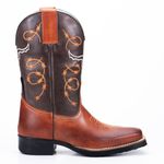 Bota Texana Masculina Latego Chocolate/Café