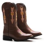 Bota Texana Feminina Florence Café