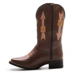 Bota Texana Feminina Florence Café