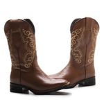 Bota Texana Feminina Florence Doce de Leite
