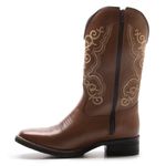 Bota Texana Feminina Florence Doce de Leite