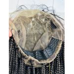 Full Lace trança na cor preta 