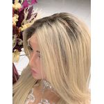 Front lace de cabelo natural 