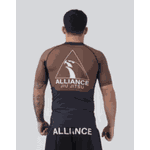 RASHGUARD MANGA CURTA BROWN BELT