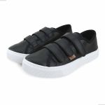 Tênis Feminino Celeste Velcro Preto