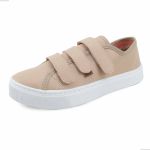 Tênis Feminino Celeste Velcro Nude