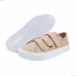 Tênis Feminino Celeste Velcro Nude