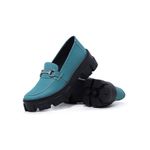 Mocassim Karla Feminino Verde Água
