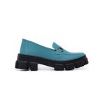 Mocassim Karla Feminino Verde Água