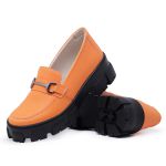 Mocassim Karla Feminino Tangerina