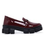 Mocassim Karla Feminino Verniz Marrom