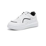 Tênis Anna Feminino Branco e Preto