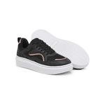 Tênis Anna Feminino Preto e Branco