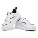 Tênis Anna Feminino Branco e Preto