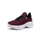 Tênis meia Feminino bordô Yasmim