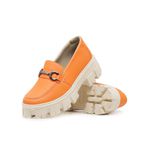 Mocassim Karla Feminino Laranja 