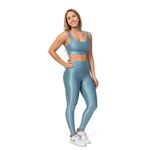 Top Quadrado Azul Claro