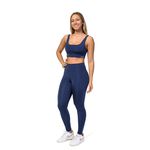 Top Quadrado Azul Marinho