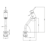 Misturador Monocomando de Mesa p/ Lavatório Docol Lóggica