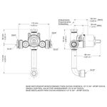 Base Misturador Monocomando para Ducha Higiênica Alta Pressão/Baixa Pressão 1/2