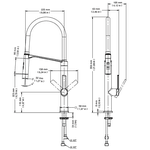 Misturador Monocomando Mesa Cozinha Docol Doc Chrome / Red