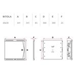 Quadro de Distribuição com Sistema VDI Tigre 30x30 Embutir