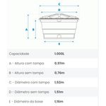 Caixa d’Água Fortlev 1.000L