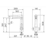 Misturador Monocomando Cozinha c/ Purificador Docol Vitalis