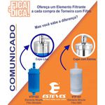 Torneira Para Cozinha Parede Com Filtro Vermelha C61 Esteves