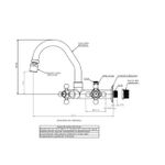 Torneira Para Filtro Cozinha Parede C35 Rieti