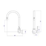 Torneira de Parede para Cozinha Deca Fast 1168.C59