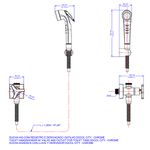 Ducha Higiênica com Registro e Derivação Docol City