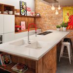 Torneira de Mesa Bica Alta Cozinha Docol Doc Chrome/Red