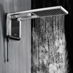 Ducha Acqua Storm Ultra 220V 7800w Preta e Cromada Lorenzetti