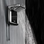 Ducha Acqua Star Ultra Preto e Cromado 127v 5500w
