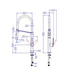 Misturador Monocomando Mesa Cozinha Docol Doc Chrome / Amarela