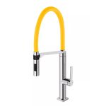 Misturador Monocomando Mesa Cozinha Docol Doc Chrome / Amarela